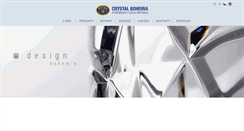 Desktop Screenshot of crystal-bohemia.com
